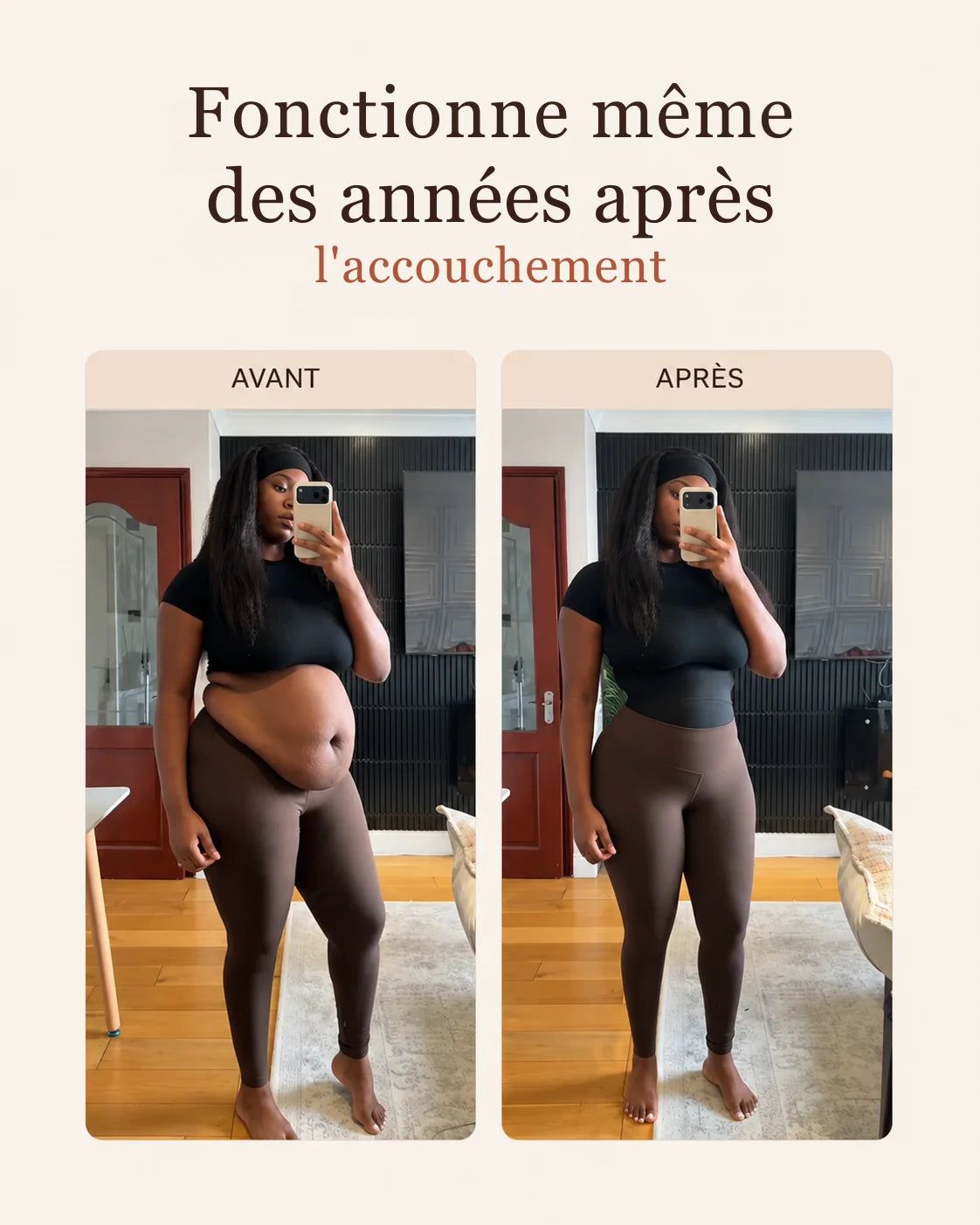 Ceinture ventre plat après l'accouchement