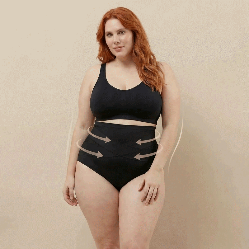 Inspirée de la technique Bengkung malaisienne, la culotte enveloppe ton ventre de toutes parts — là où les ceintures classiques ne compriment que l'avant.