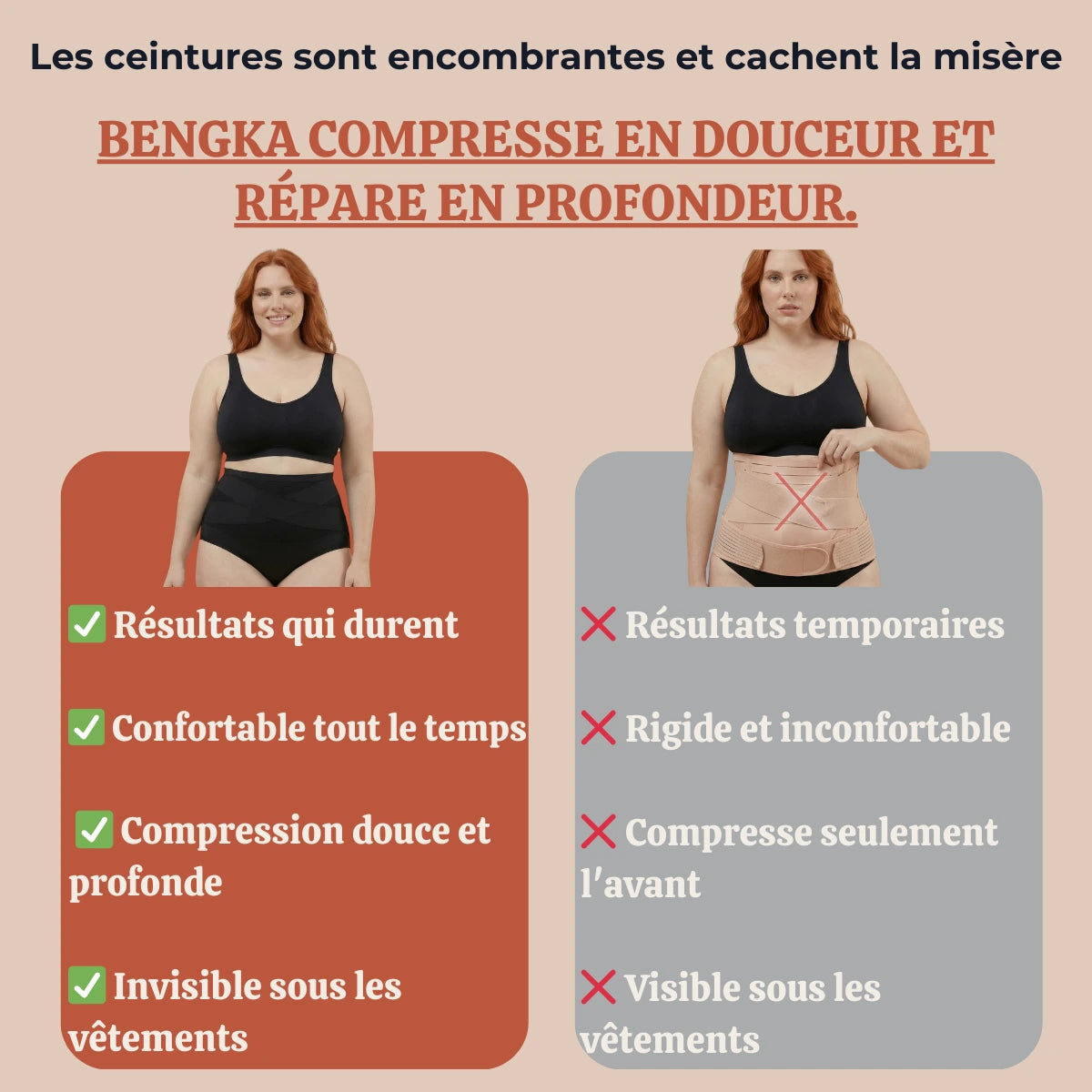 Culotte haute gainante spécial post partum