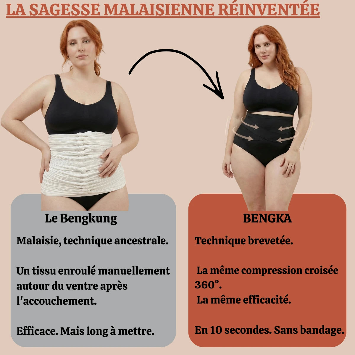 Culotte haute gainante spécial post partum