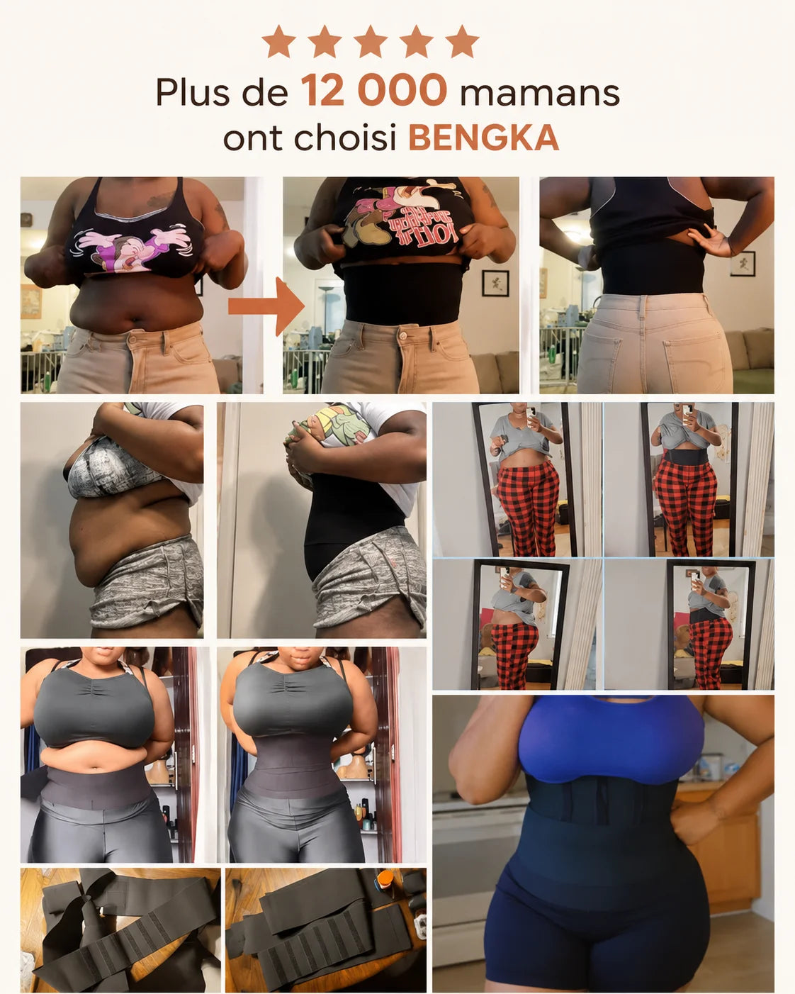 Ceinture ventre plat après l'accouchement
