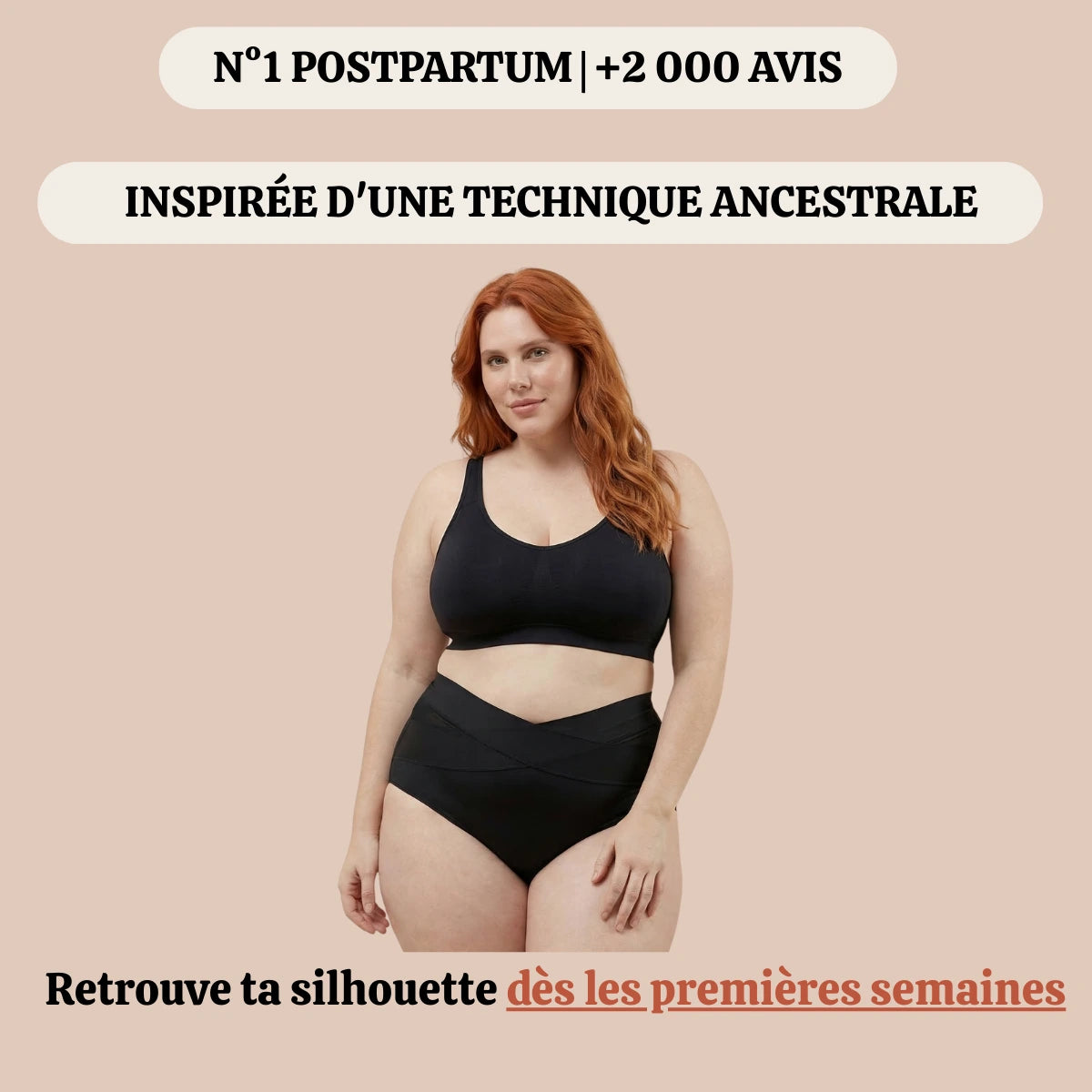 Culotte haute gainante spécial post partum