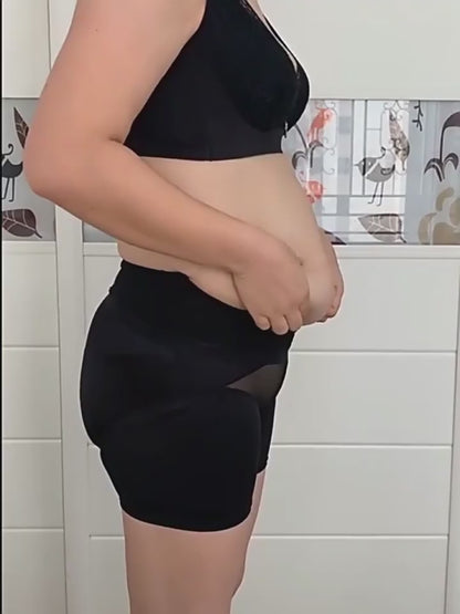 Short gainant compression croisée